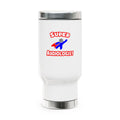 Super Audiologist - Stainless Steel Travel Mug with Handle, 14oz