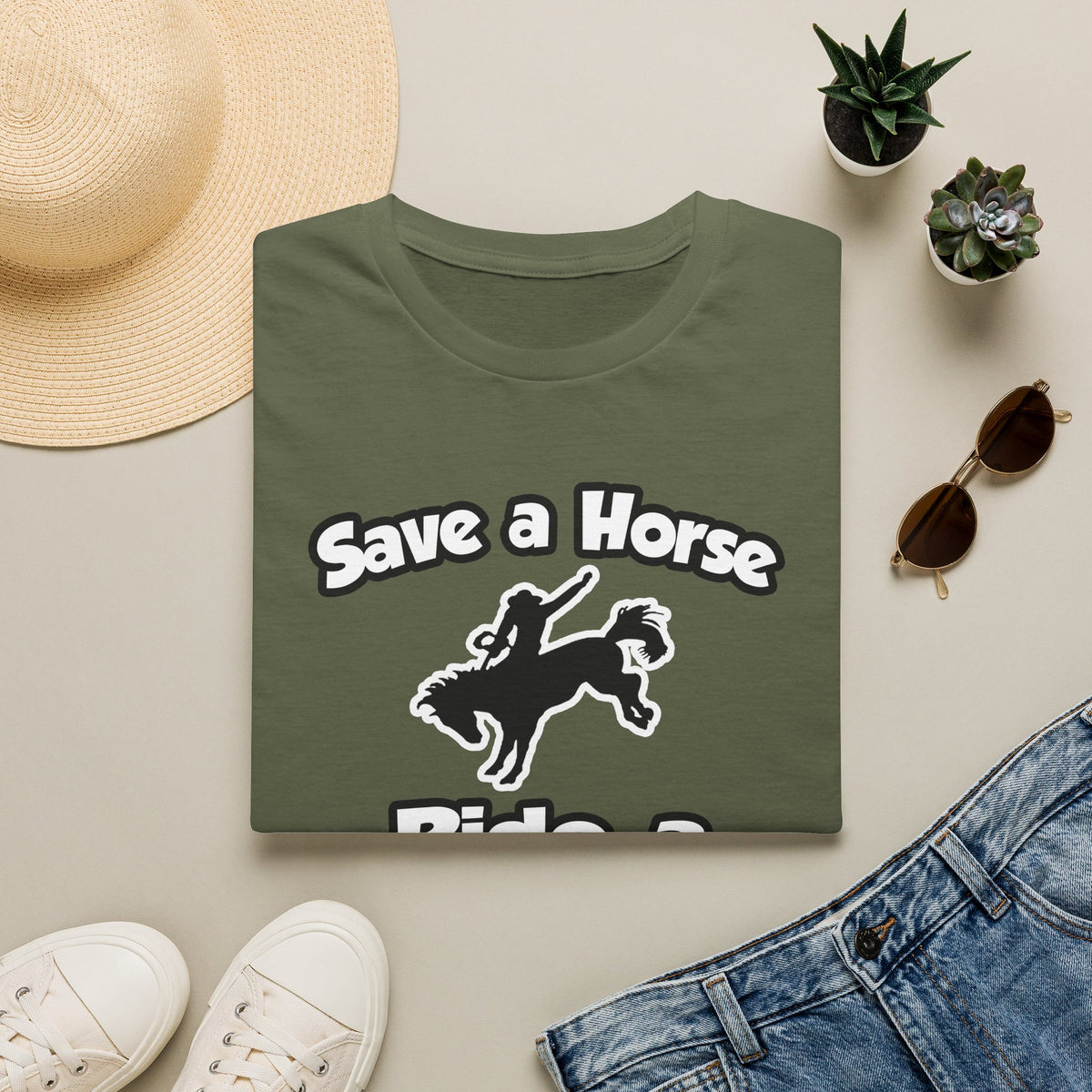 Save a Horse .. Ride a Nurse - Unisex Softstyle T-Shirt