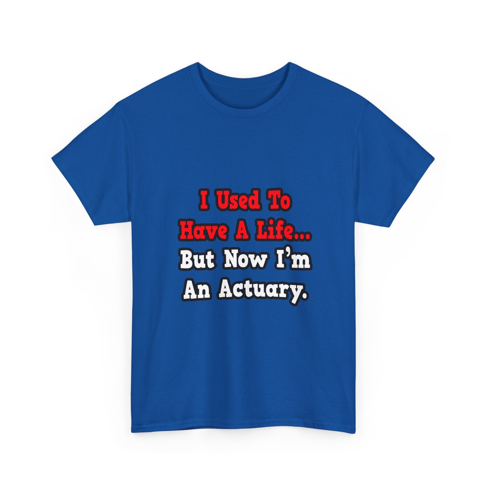 I Used to Have a Life...Actuary - Unisex Heavy Cotton Tee