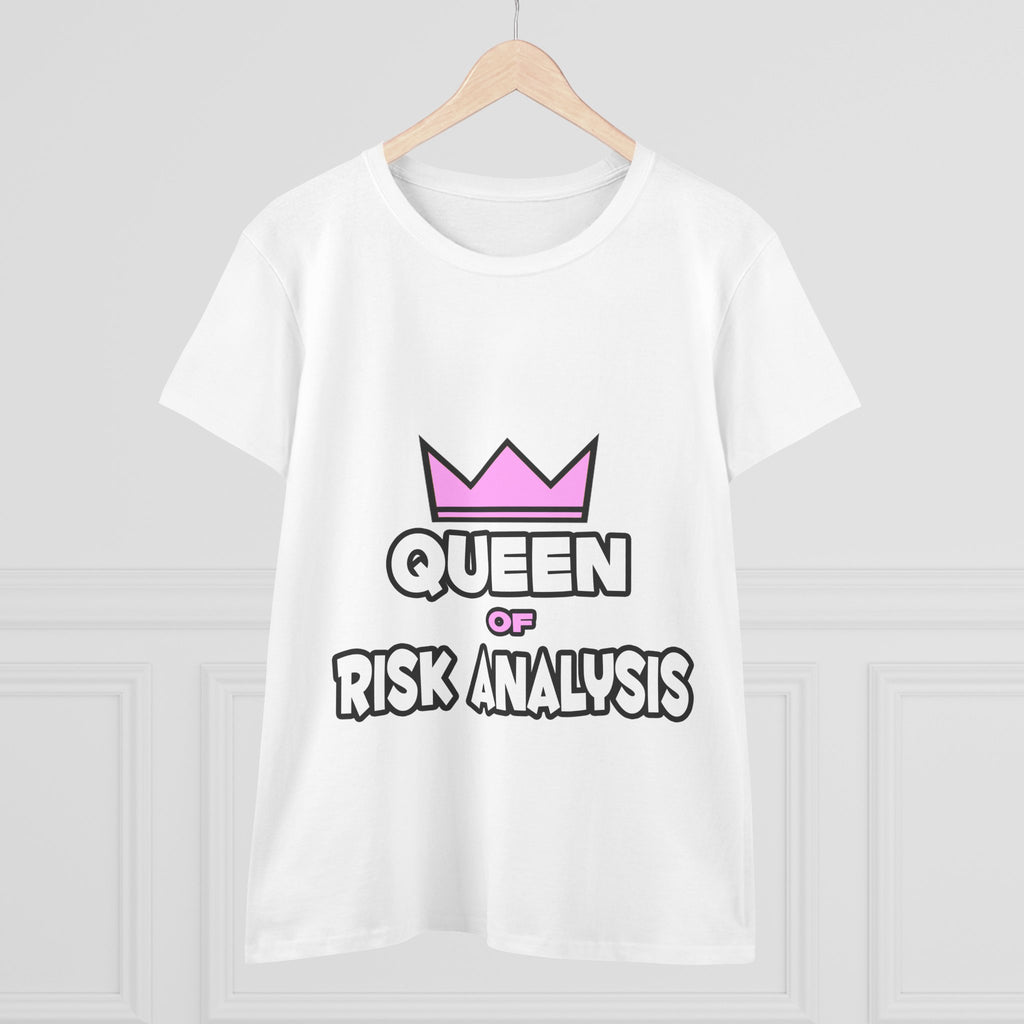 Queen of Risk Analysis - Women's Midweight Cotton Tee
