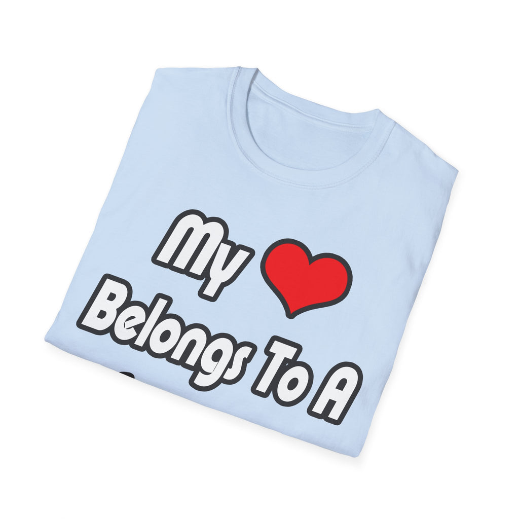 My Heart Belongs To A Carpenter - Unisex Softstyle T-Shirt