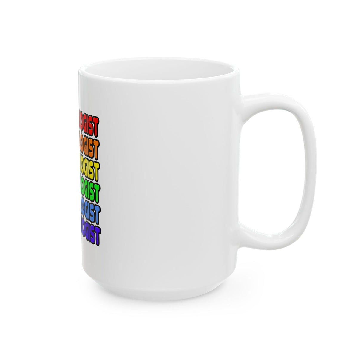 Rainbow Anthropologist - Ceramic Mug, (11oz, 15oz)