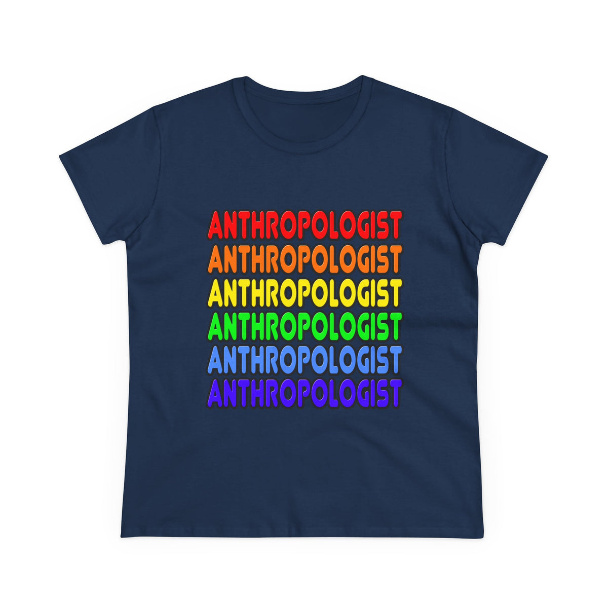 Rainbow Anthropologist - Women's Midweight Cotton Tee