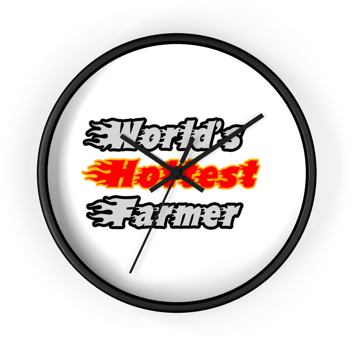 World's Hottest Farmer - Wall Clock