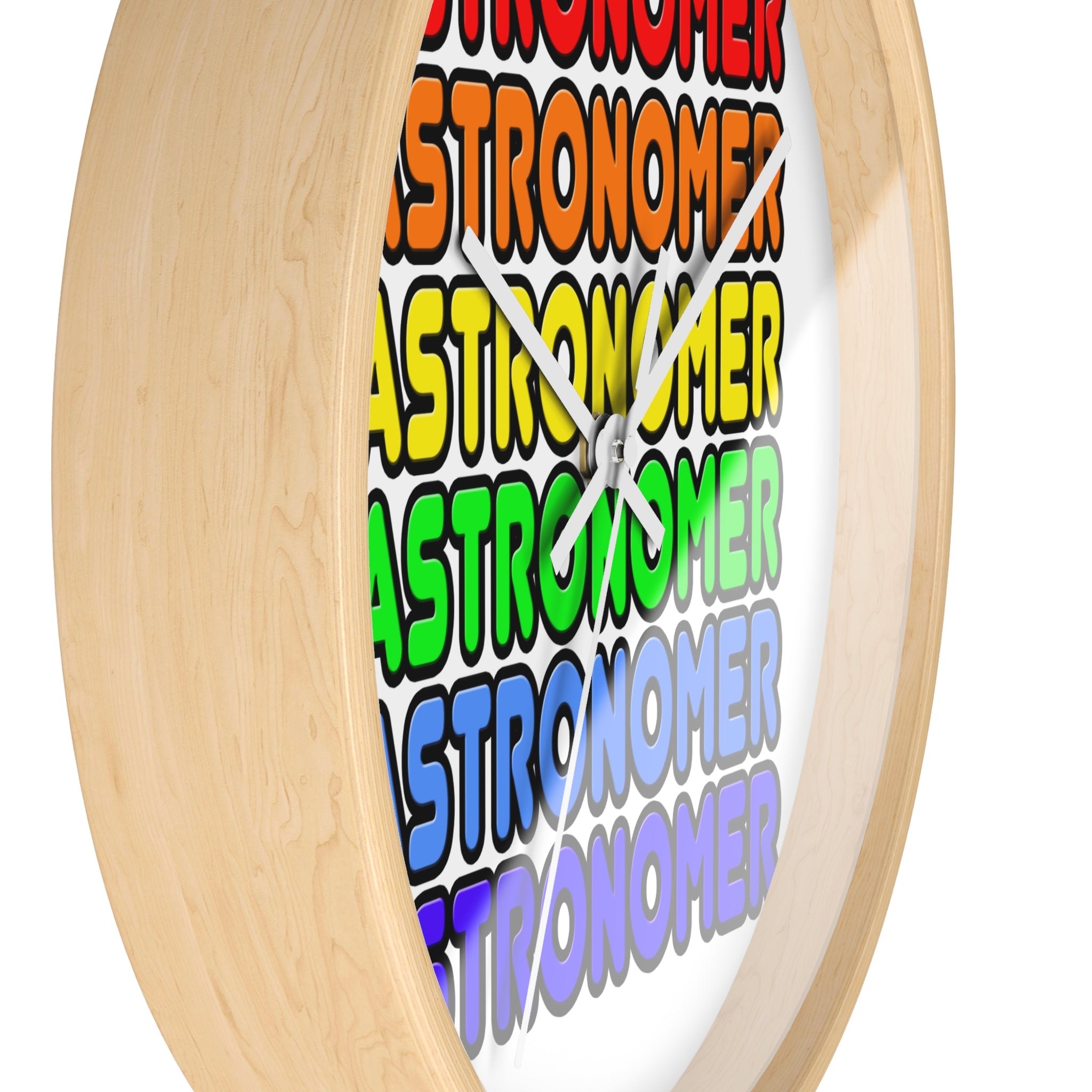 Rainbow Astronomer - Wall Clock