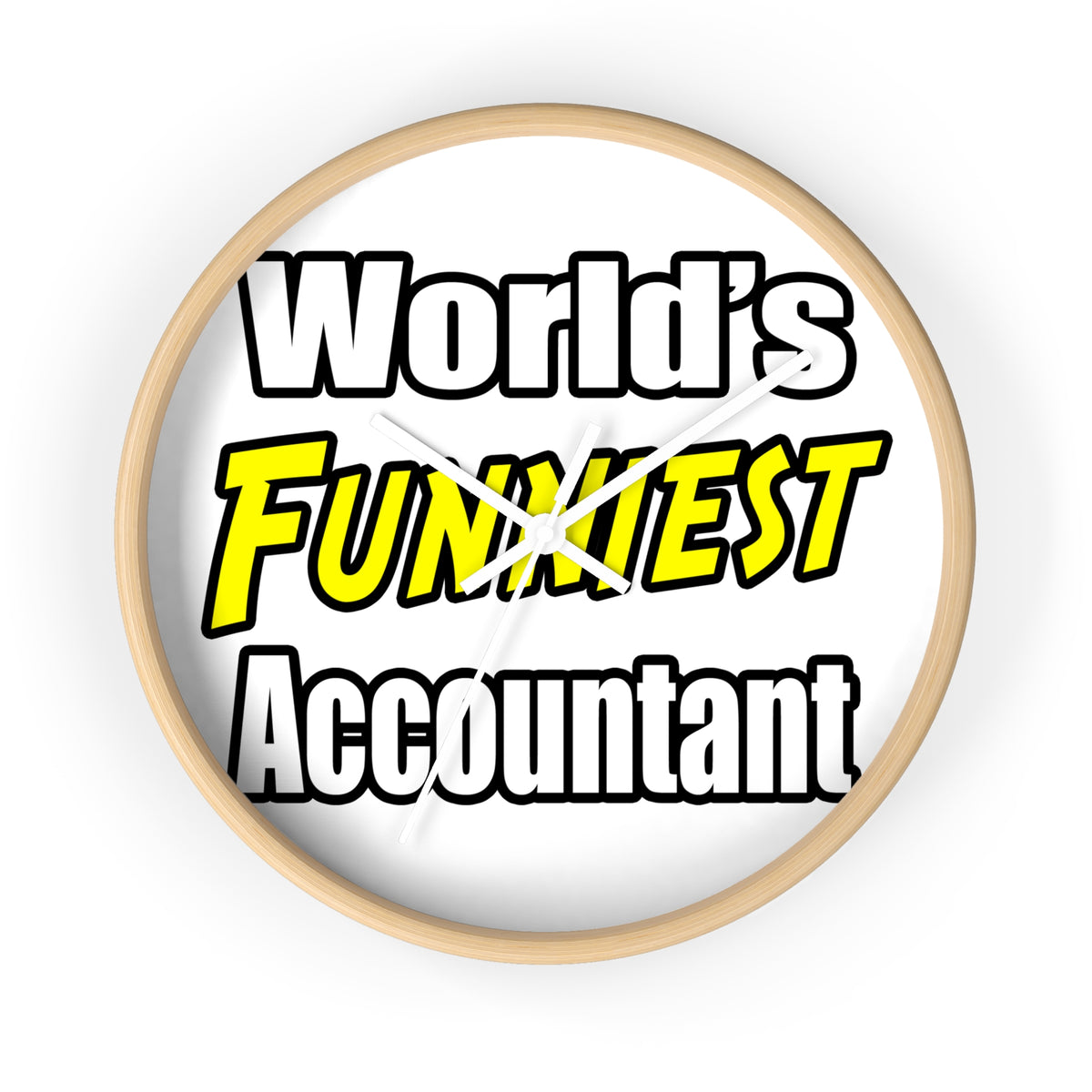 World's Funniest Accountant - Wall Clock