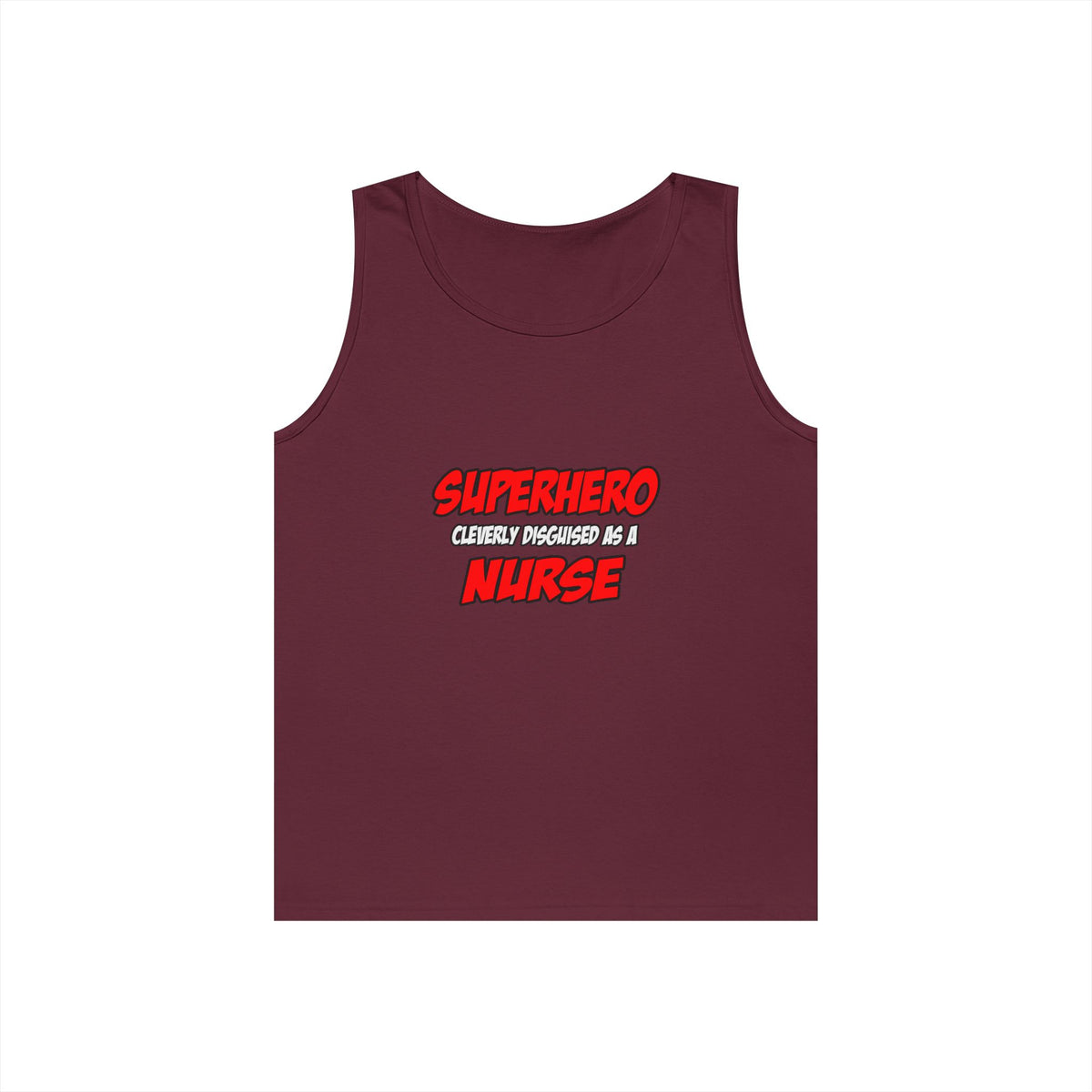 Superhero...Nurse - Unisex Heavy Cotton Tank Top