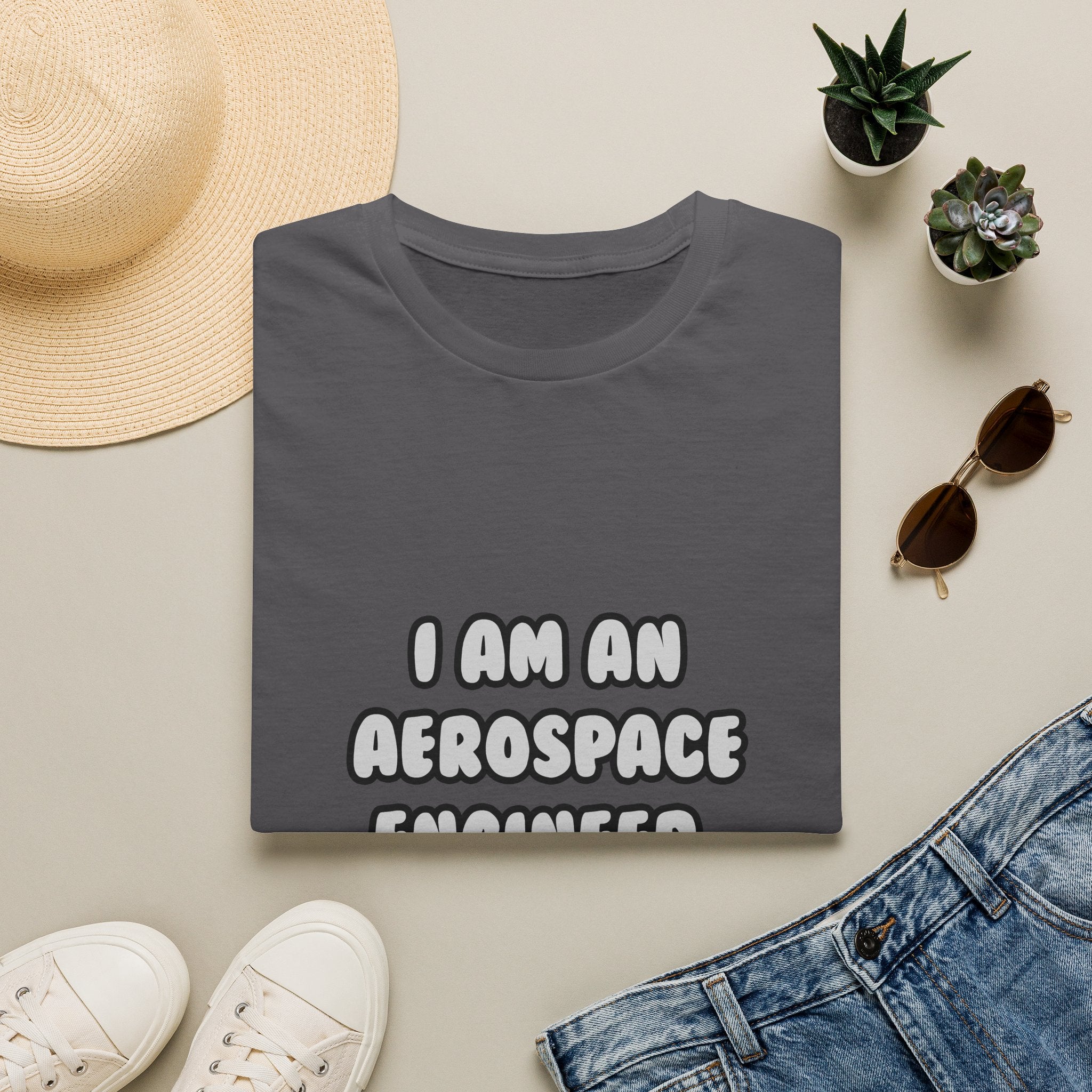 Deal With It ... Funny Aerospace Engineer - Unisex Softstyle T-Shirt
