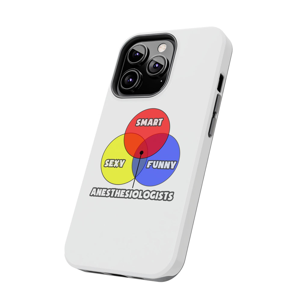 Venn Diagram .. Anesthesiologists - Tough Phone Cases