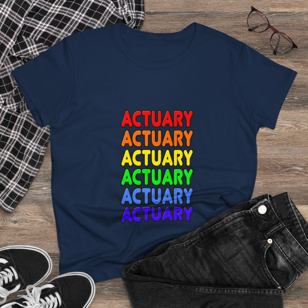Rainbow Actuary - Women's Midweight Cotton Tee