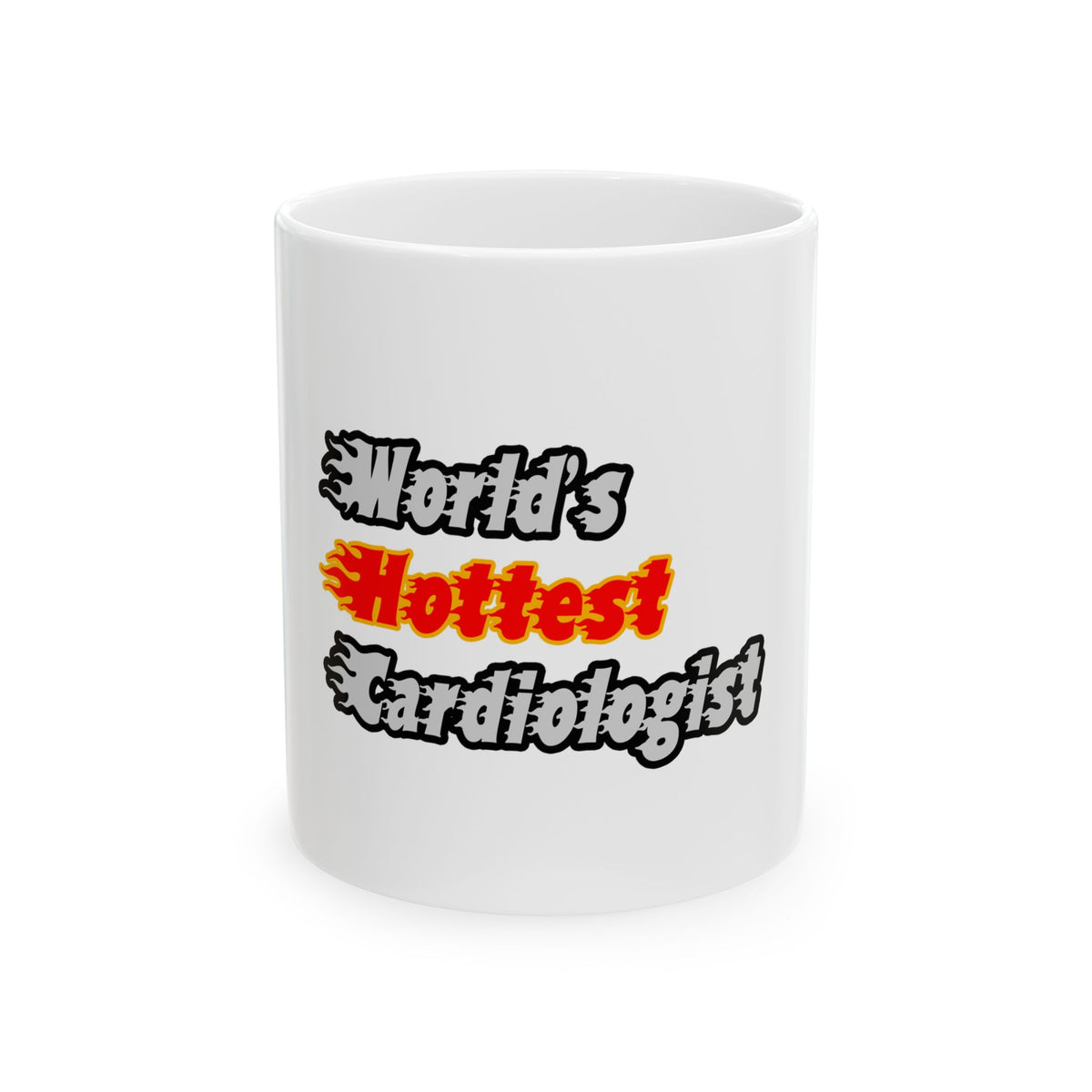 World's Hottest Cardiologist - Ceramic Mug, (11oz, 15oz)