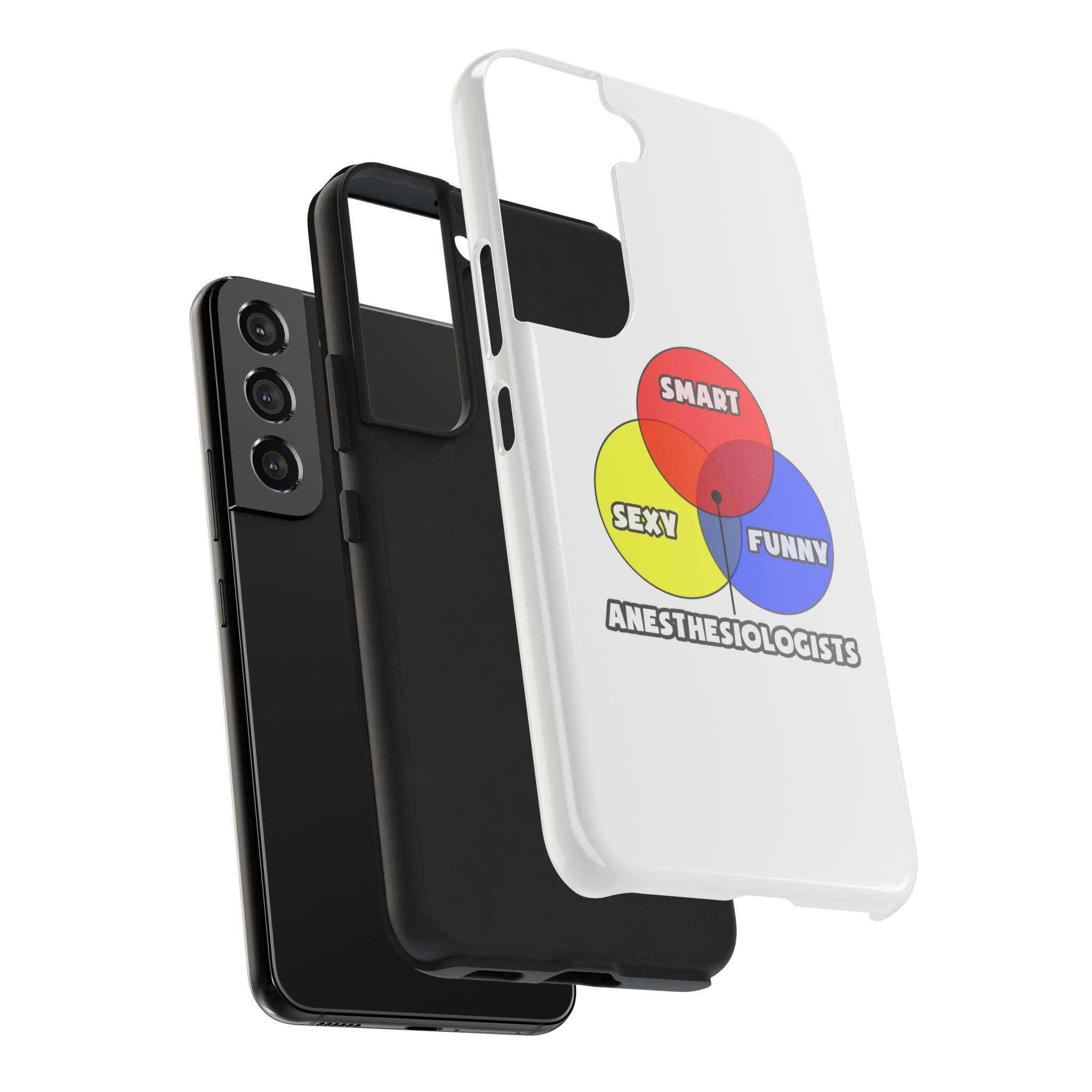 Venn Diagram .. Anesthesiologists - Tough Phone Cases