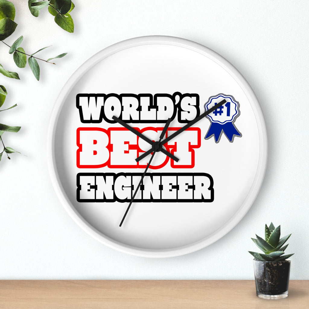 World's Best Engineer - Wall Clock