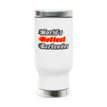 World's Hottest Bartender - Stainless Steel Travel Mug with Handle, 14oz