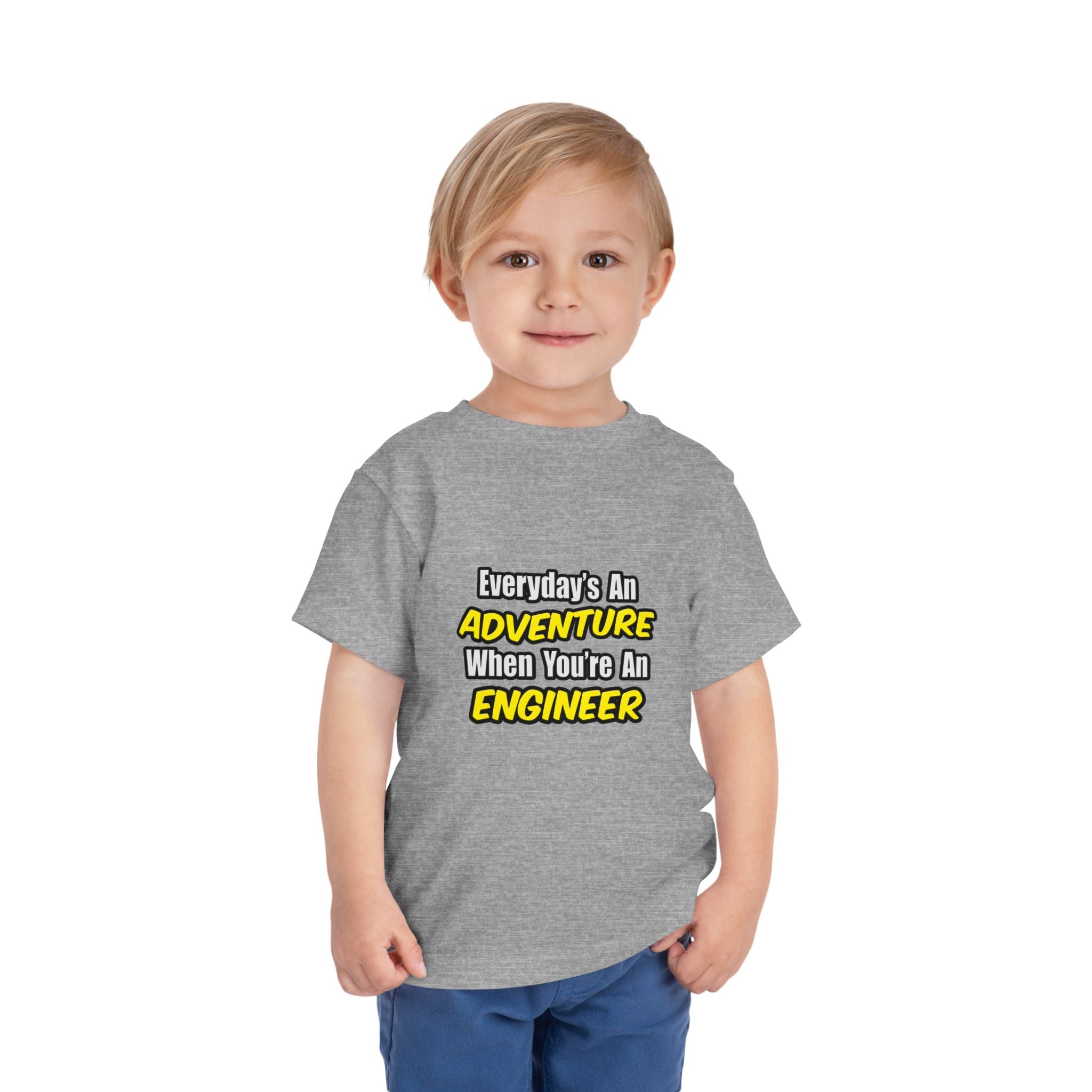 Everyday's An Adventure...Engineer - Toddler Short Sleeve Tee