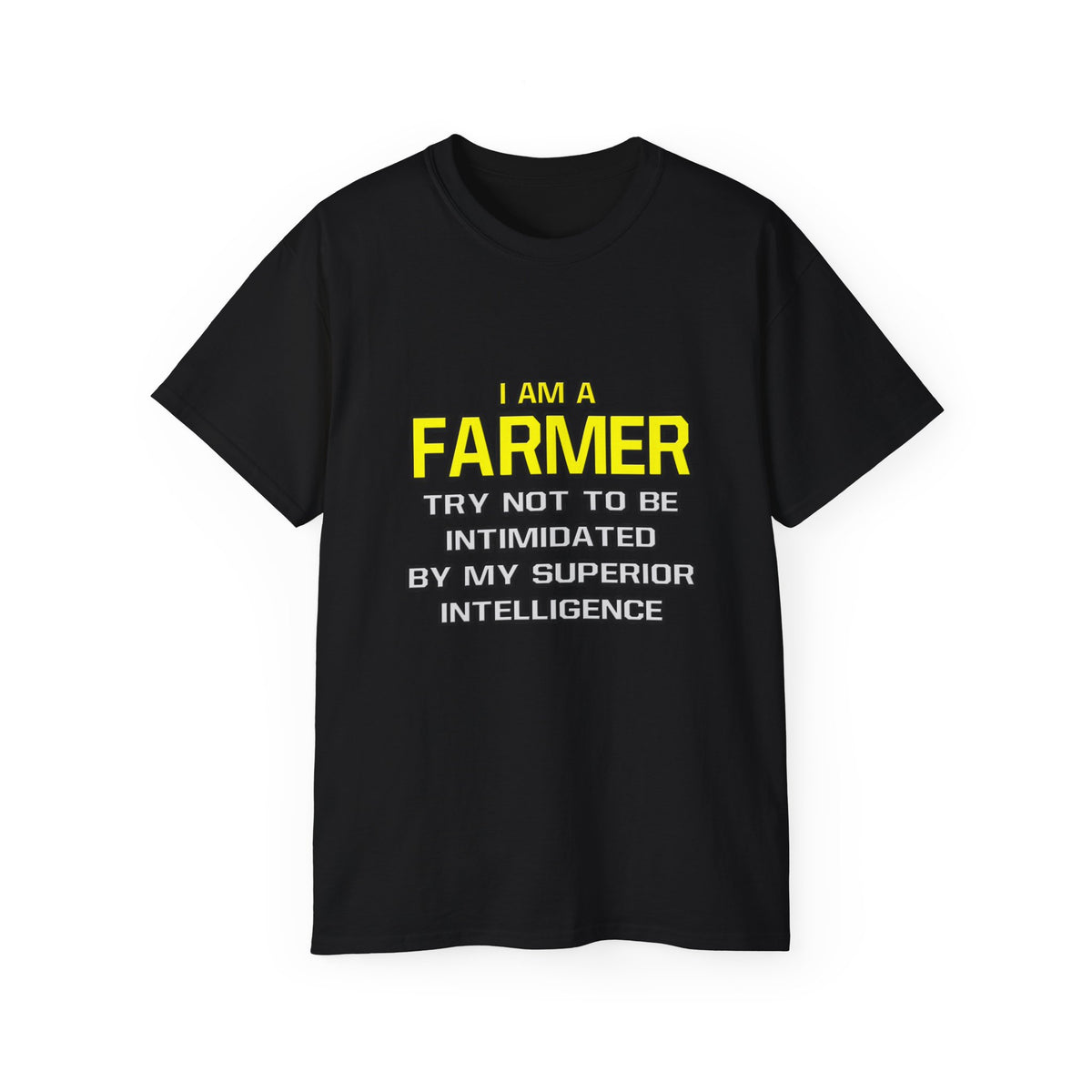 Farmer...Superior Intelligence - Unisex Ultra Cotton Tee