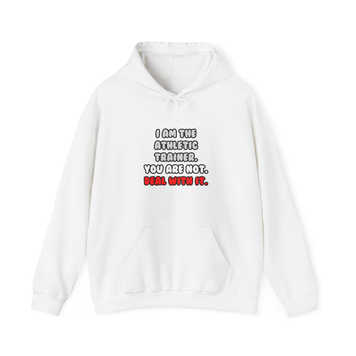 Deal With It ... Funny Athletic Trainer - Unisex Heavy Blend™ Hooded Sweatshirt