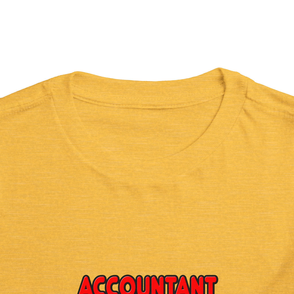 Rainbow Accountant - Toddler Short Sleeve Tee