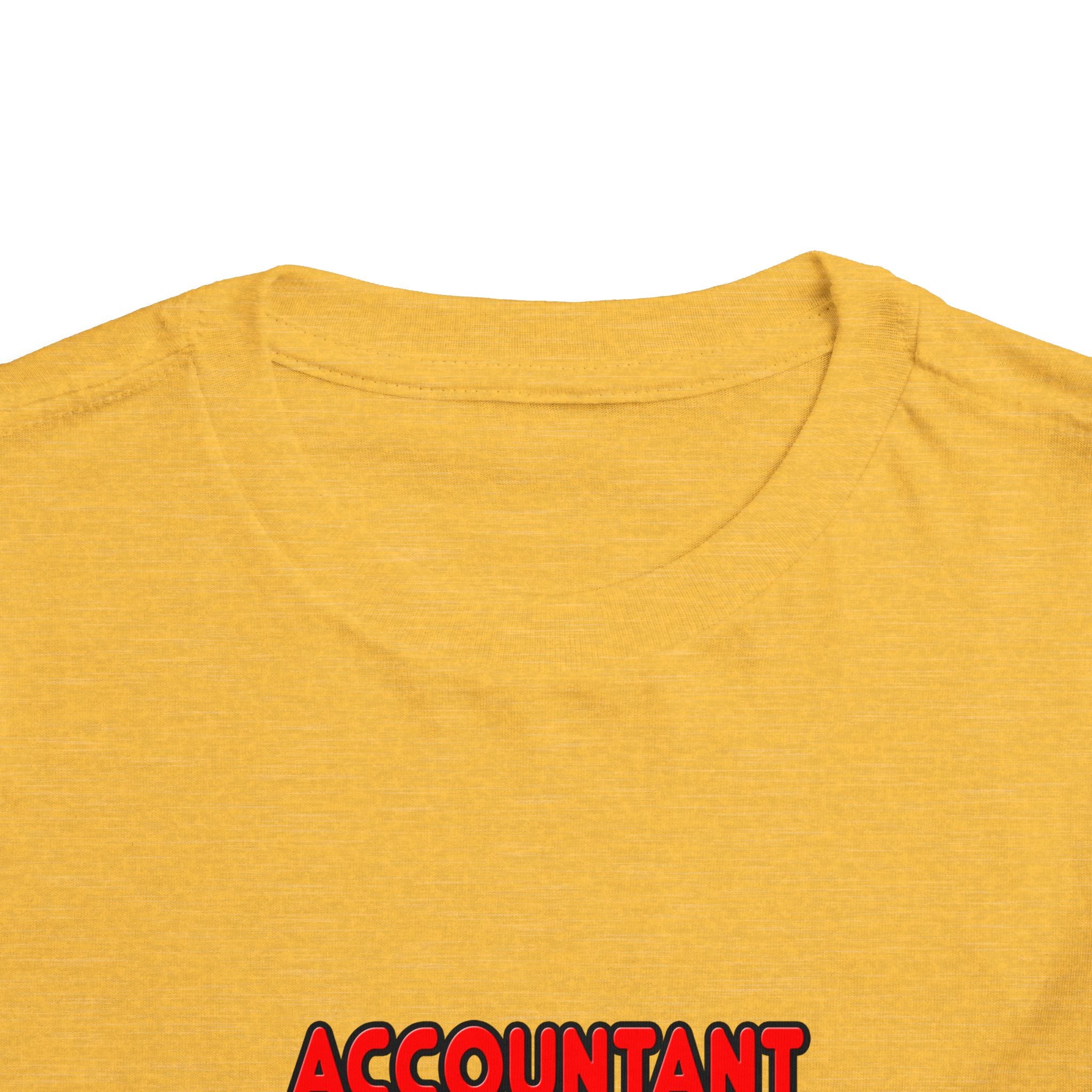 Rainbow Accountant - Toddler Short Sleeve Tee