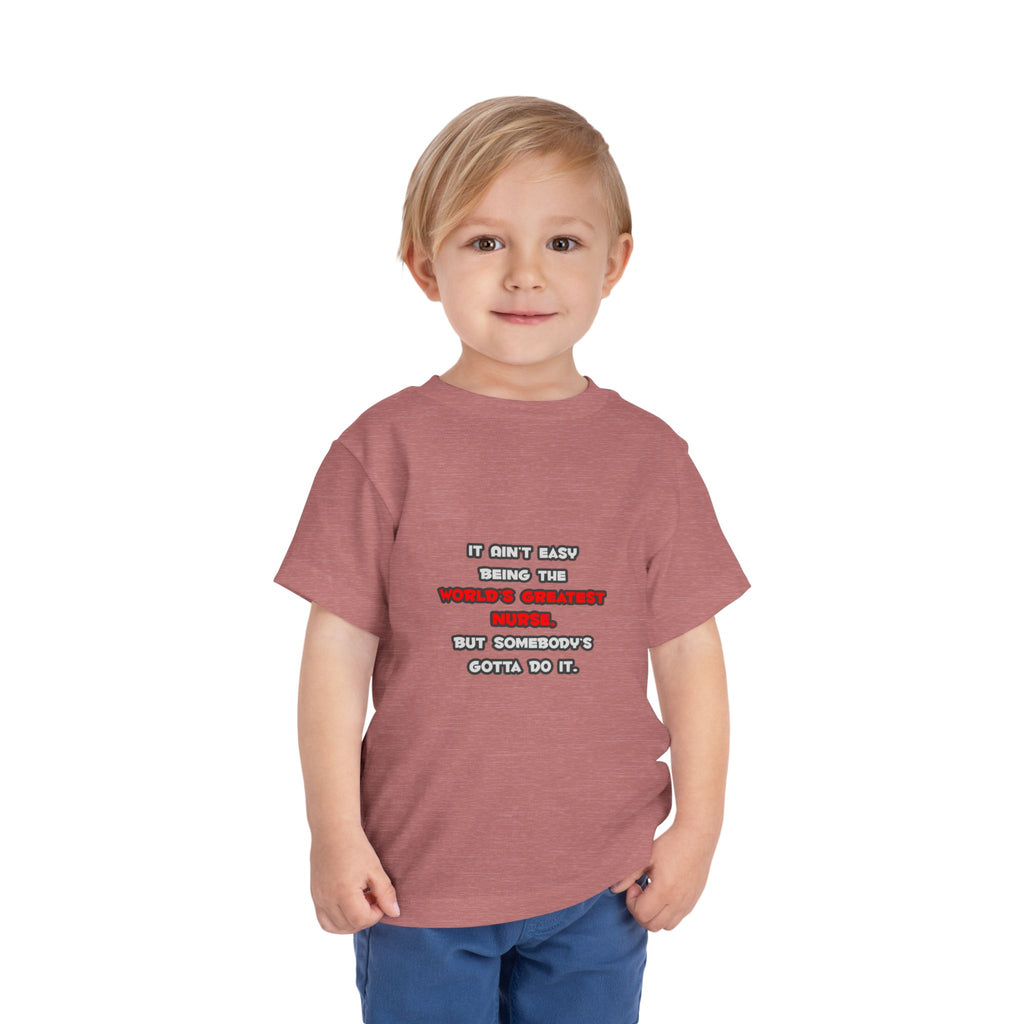 World's Greatest Nurse Joke - Toddler Short Sleeve Tee