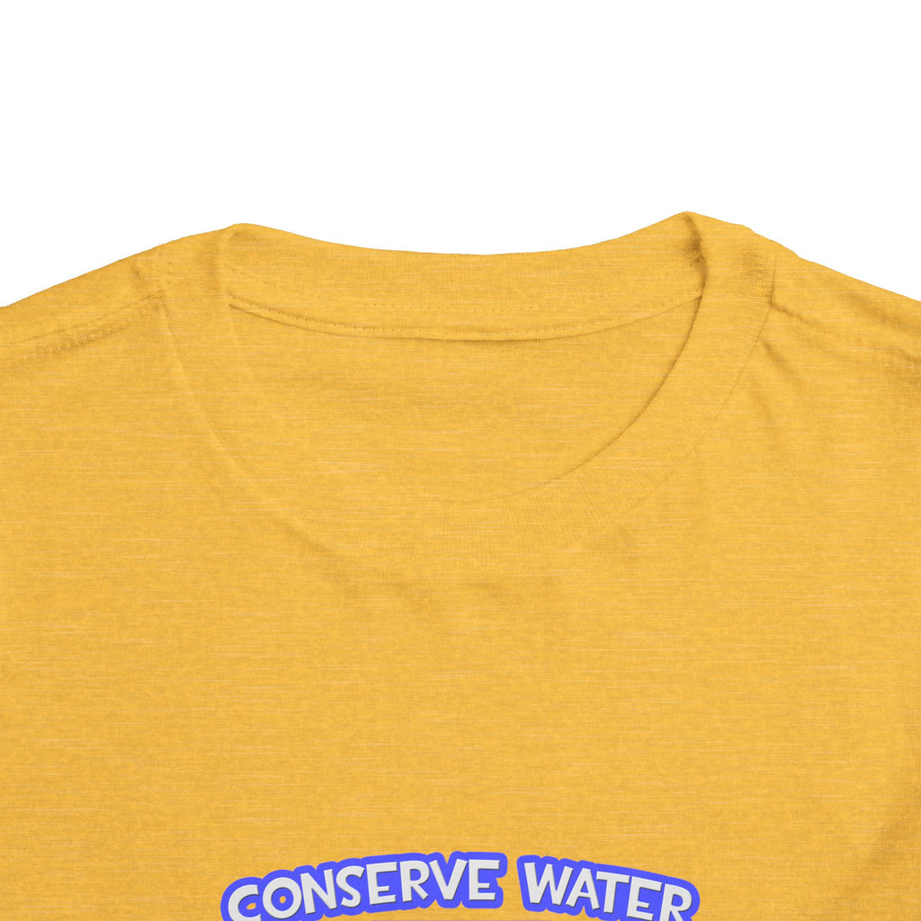 Conserve Water .. Shower With Aerospace Engineer - Toddler Short Sleeve Tee