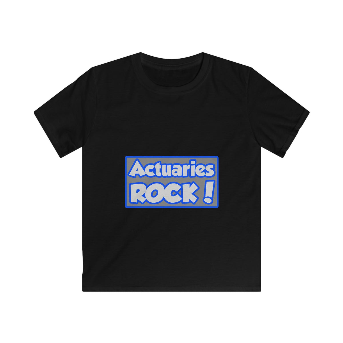Actuaries Rock! - Kids Softstyle Tee
