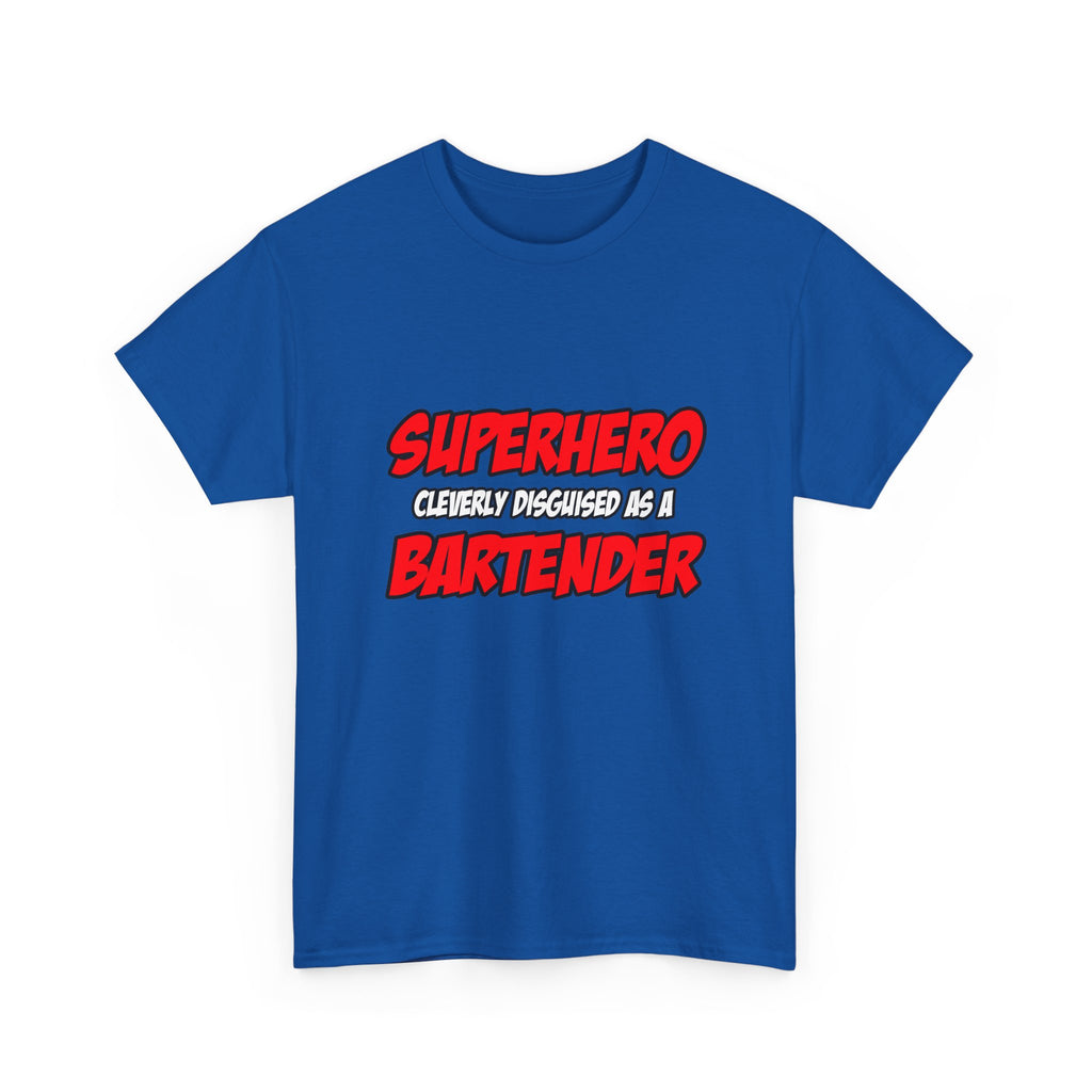Superhero...Bartender - Unisex Heavy Cotton Tee