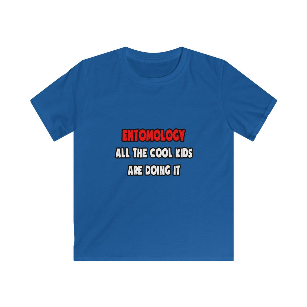 Funny Entomologist Shirts and Gifts - Kids Softstyle Tee