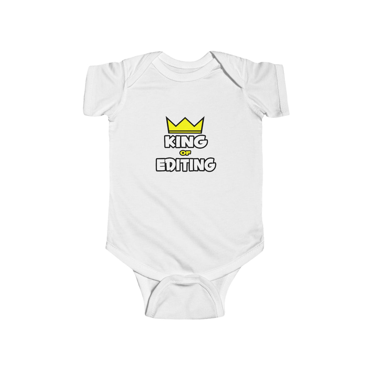 King of Editing - Infant Fine Jersey Bodysuit