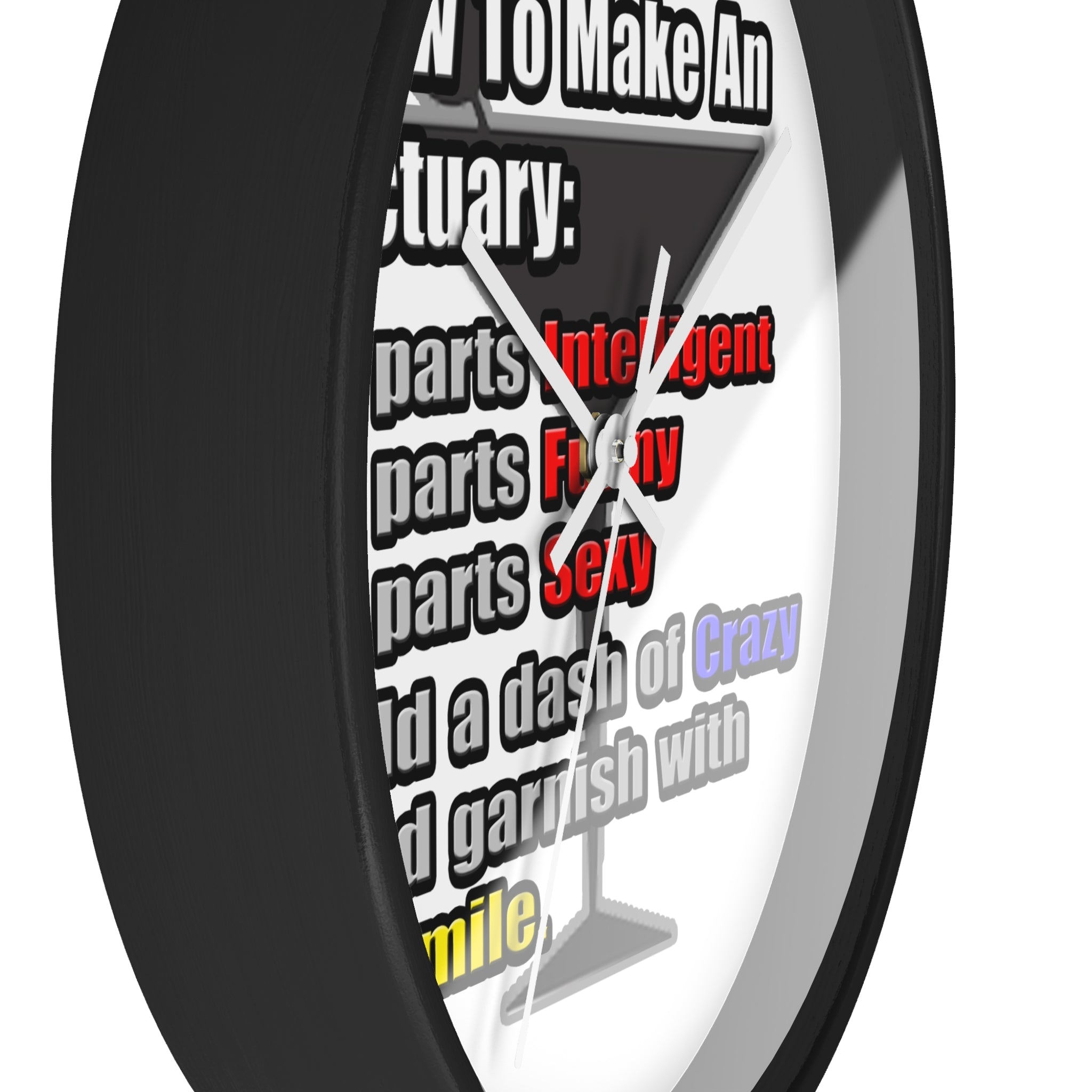 How To Make an Actuary - Wall Clock