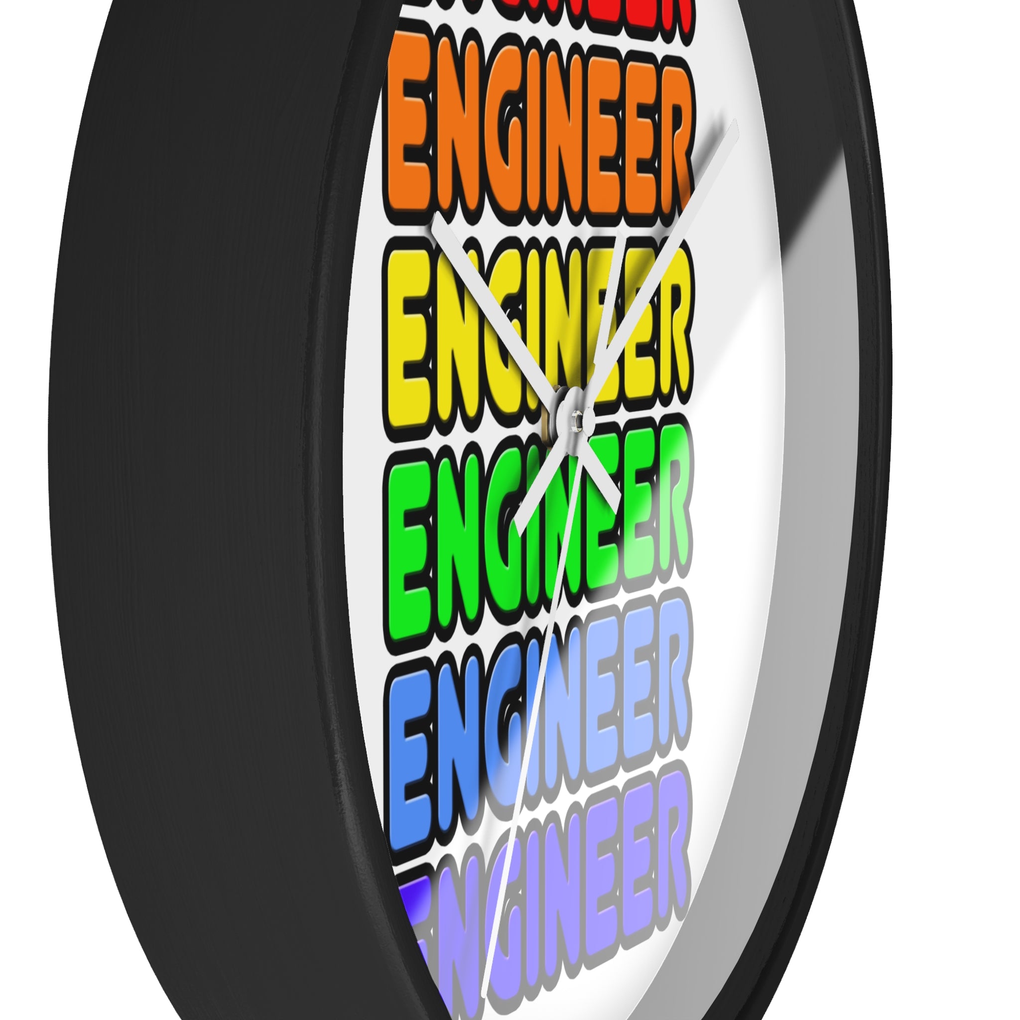 Rainbow Engineer - Wall Clock