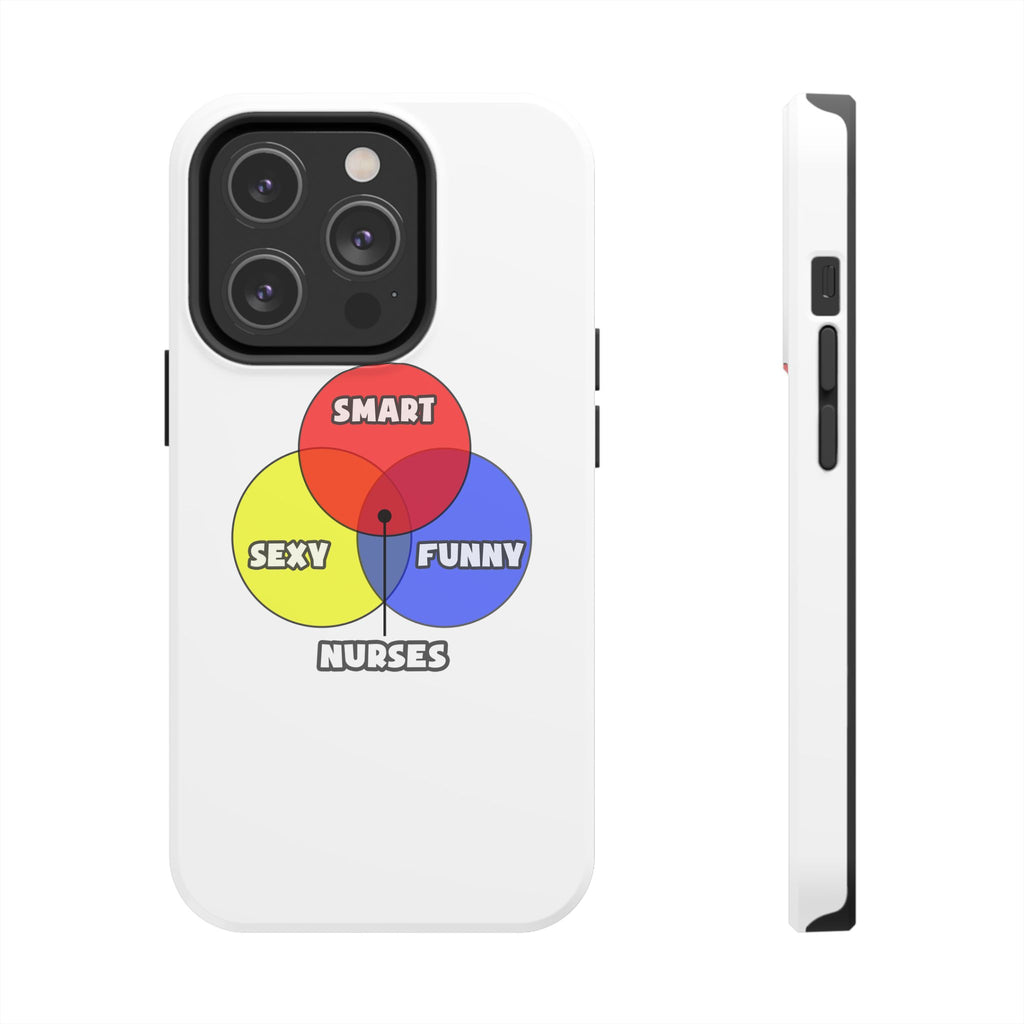 Venn Diagram .. Nurses - Tough Phone Cases