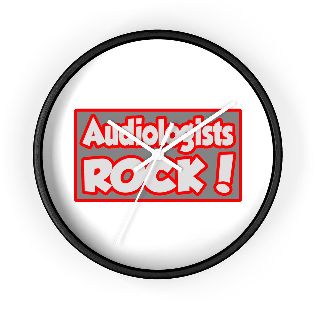 Audiologists Rock! - Wall Clock