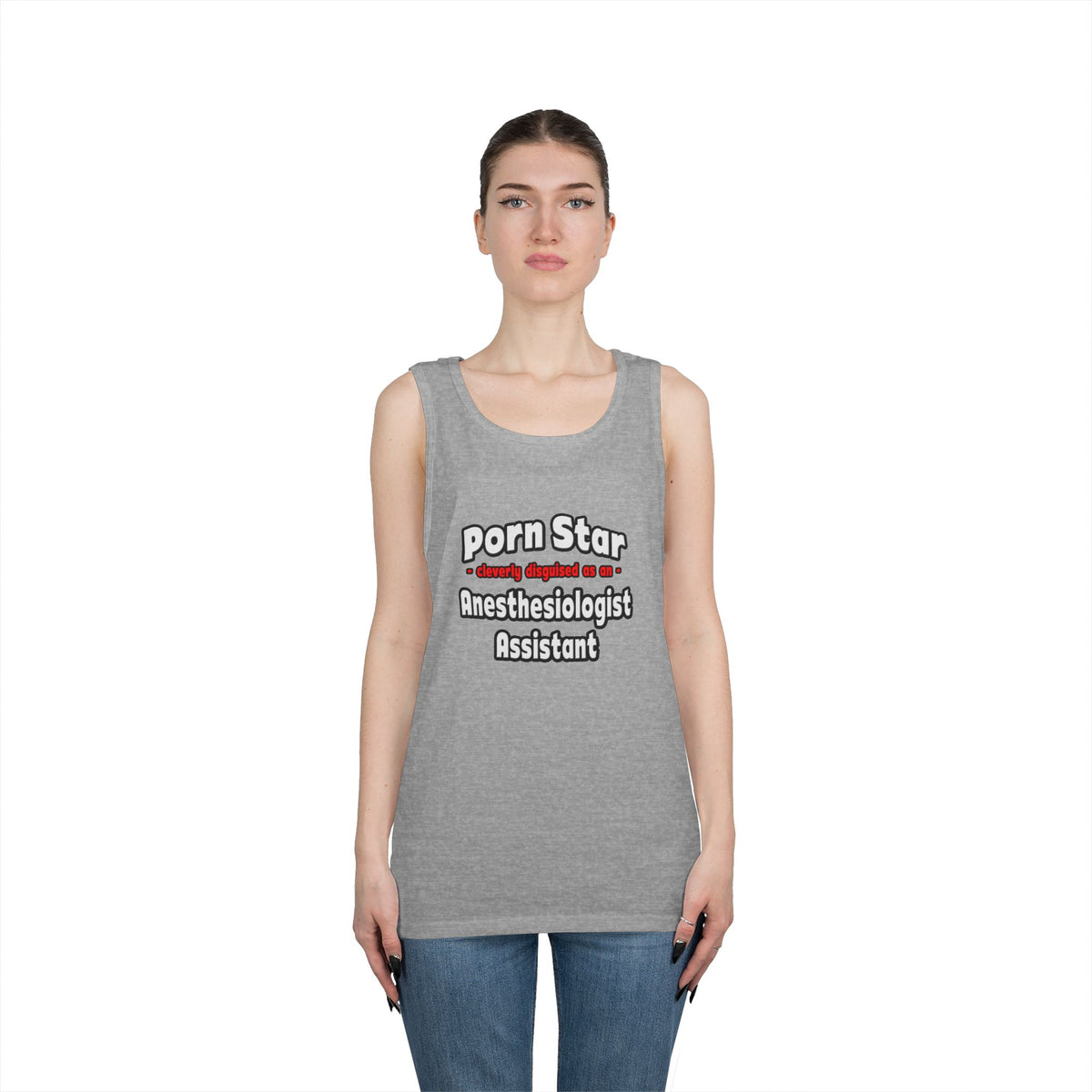 Porn Star .. Anesthesiologist Assistant - Unisex Heavy Cotton Tank Top