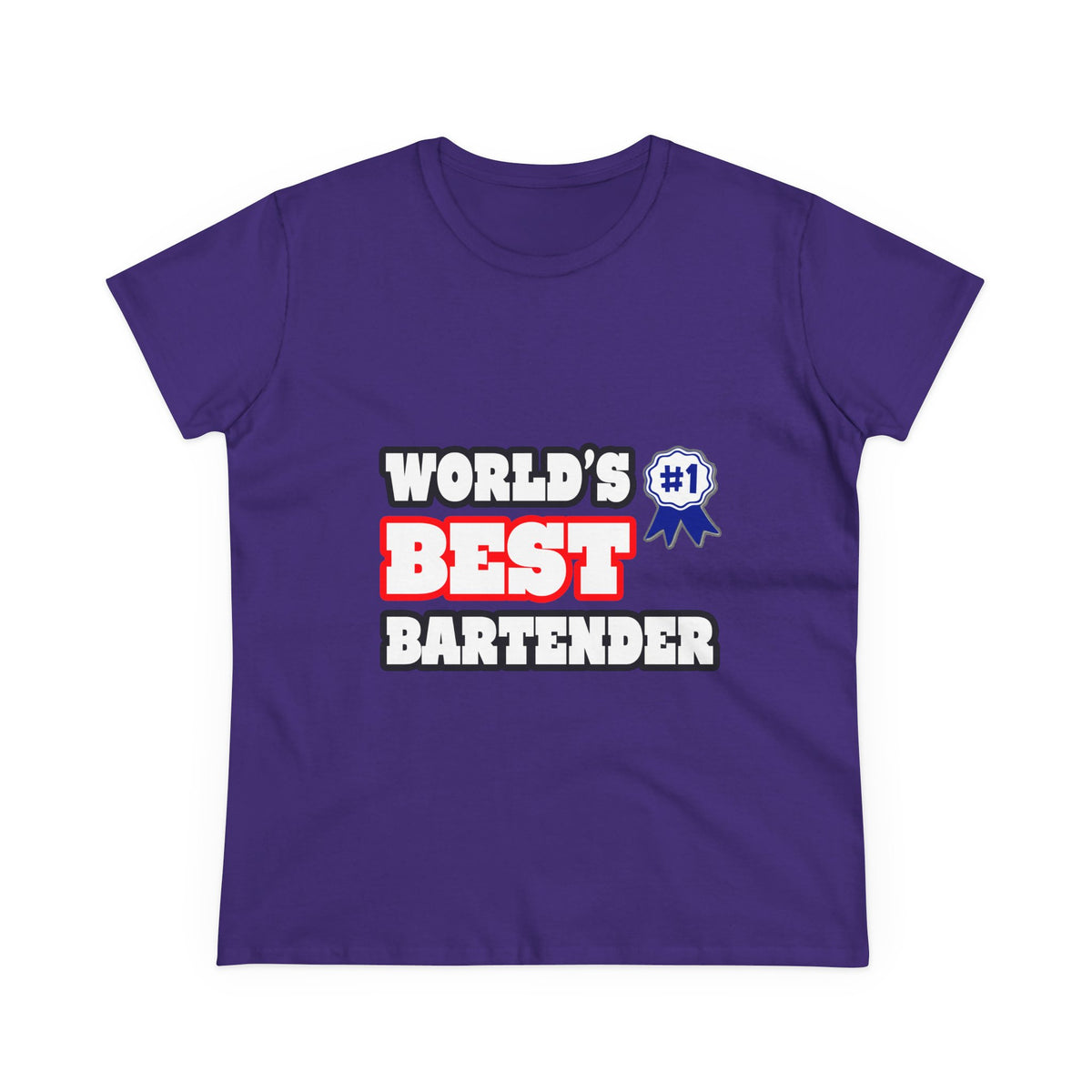 World's Best Bartender - Women's Midweight Cotton Tee