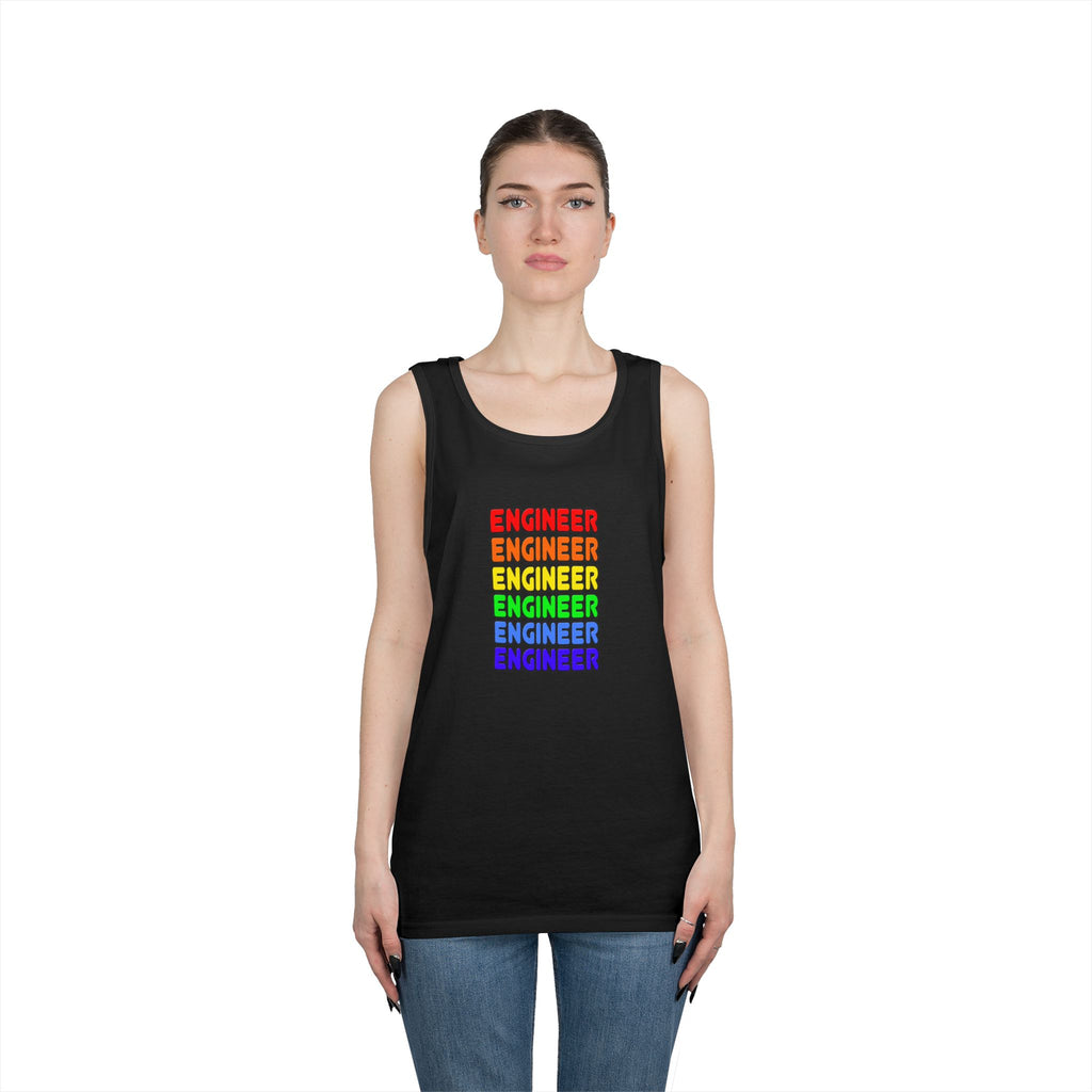 Rainbow Engineer - Unisex Heavy Cotton Tank Top
