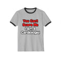 You Can't Scare Me...Cardiologist - Unisex Cotton Ringer T-Shirt