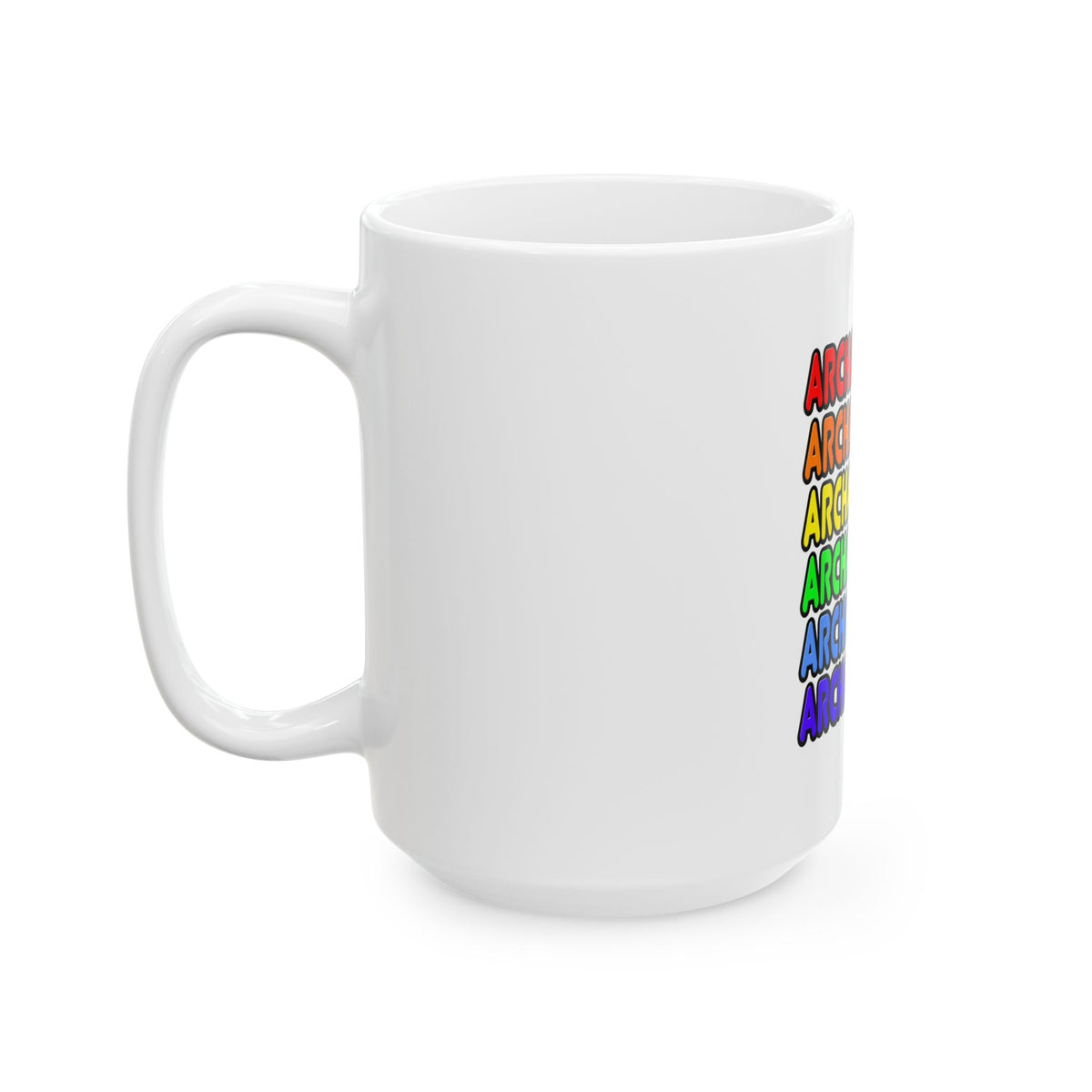 Rainbow Archaeologist - Ceramic Mug, (11oz, 15oz)