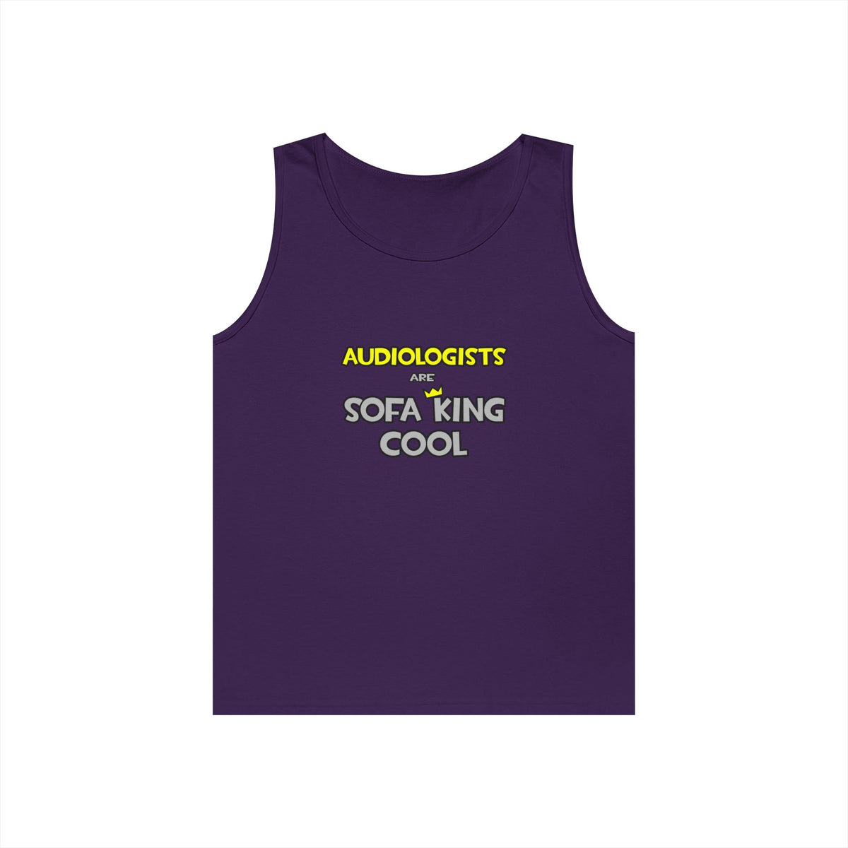 Audiologists Are Sofa King Cool - Unisex Heavy Cotton Tank Top