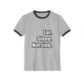 Eat. Sleep. Nursing. - Unisex Cotton Ringer T-Shirt