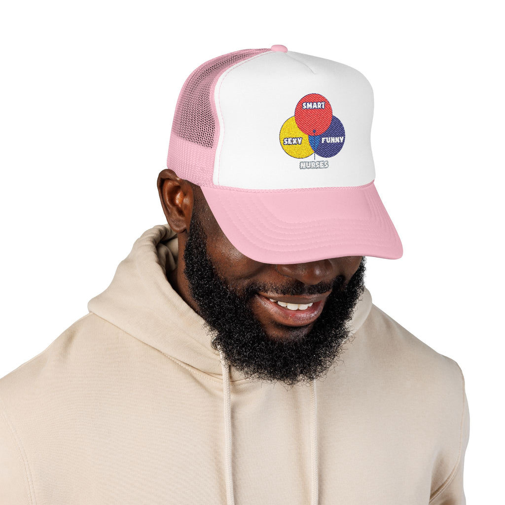Venn Diagram .. Nurses - Foam Trucker Hat