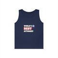 World's Best Attorney - Unisex Heavy Cotton Tank Top