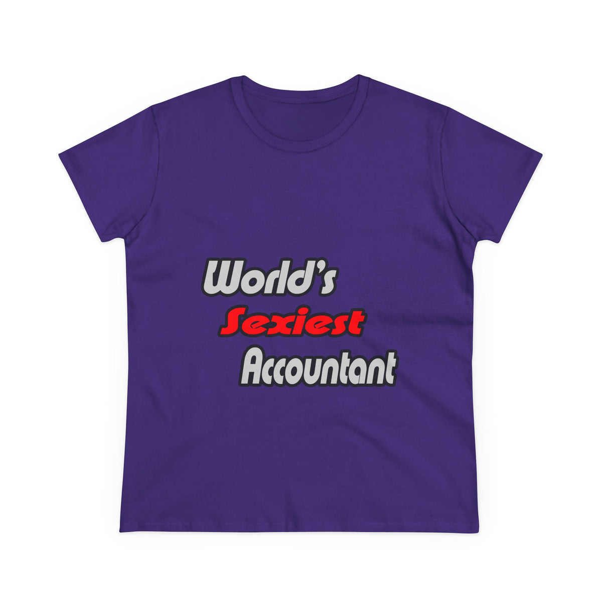 World's Sexiest Accountant - Women's Midweight Cotton Tee