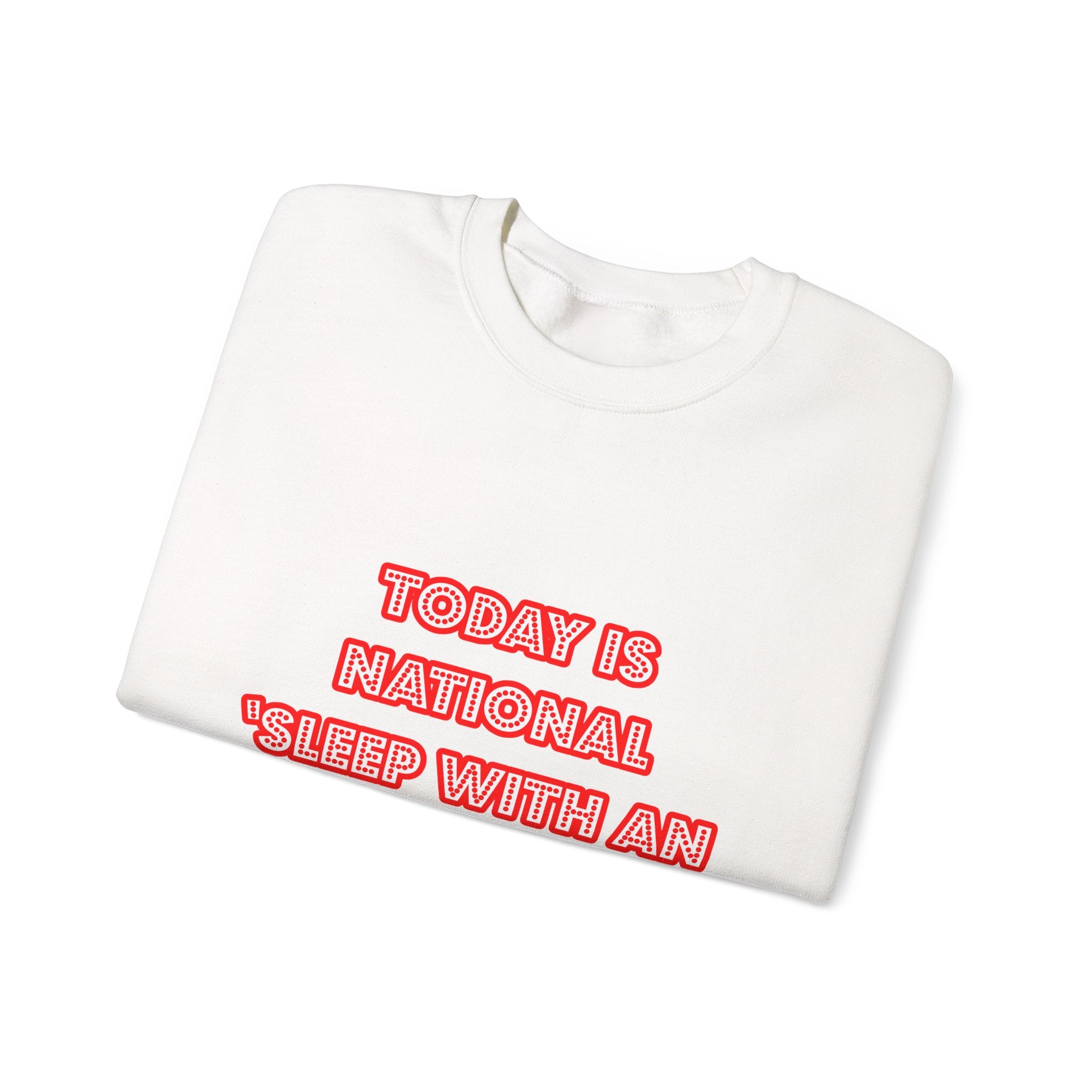 National 'Sleep With an Actuary' Day - Unisex Heavy Blend™ Crewneck Sweatshirt
