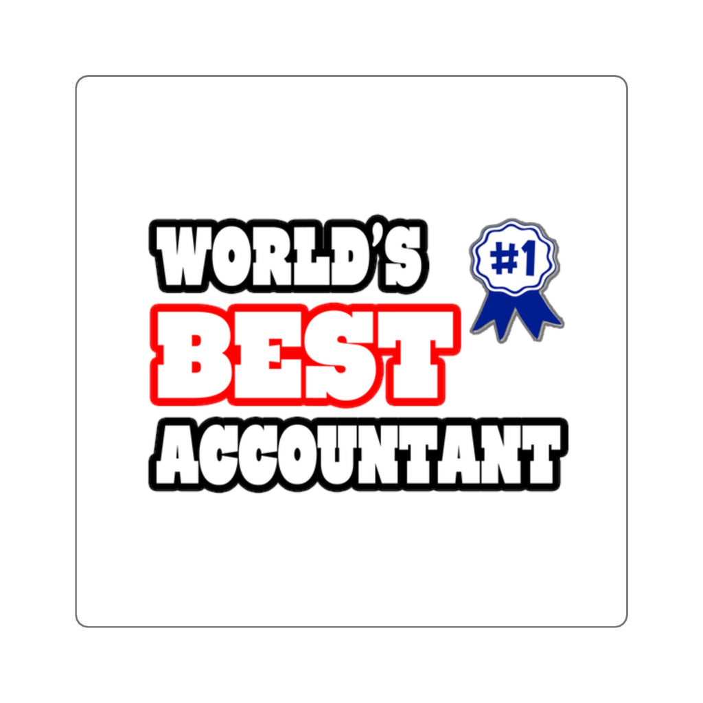 World's Best Accountant - Square Stickers