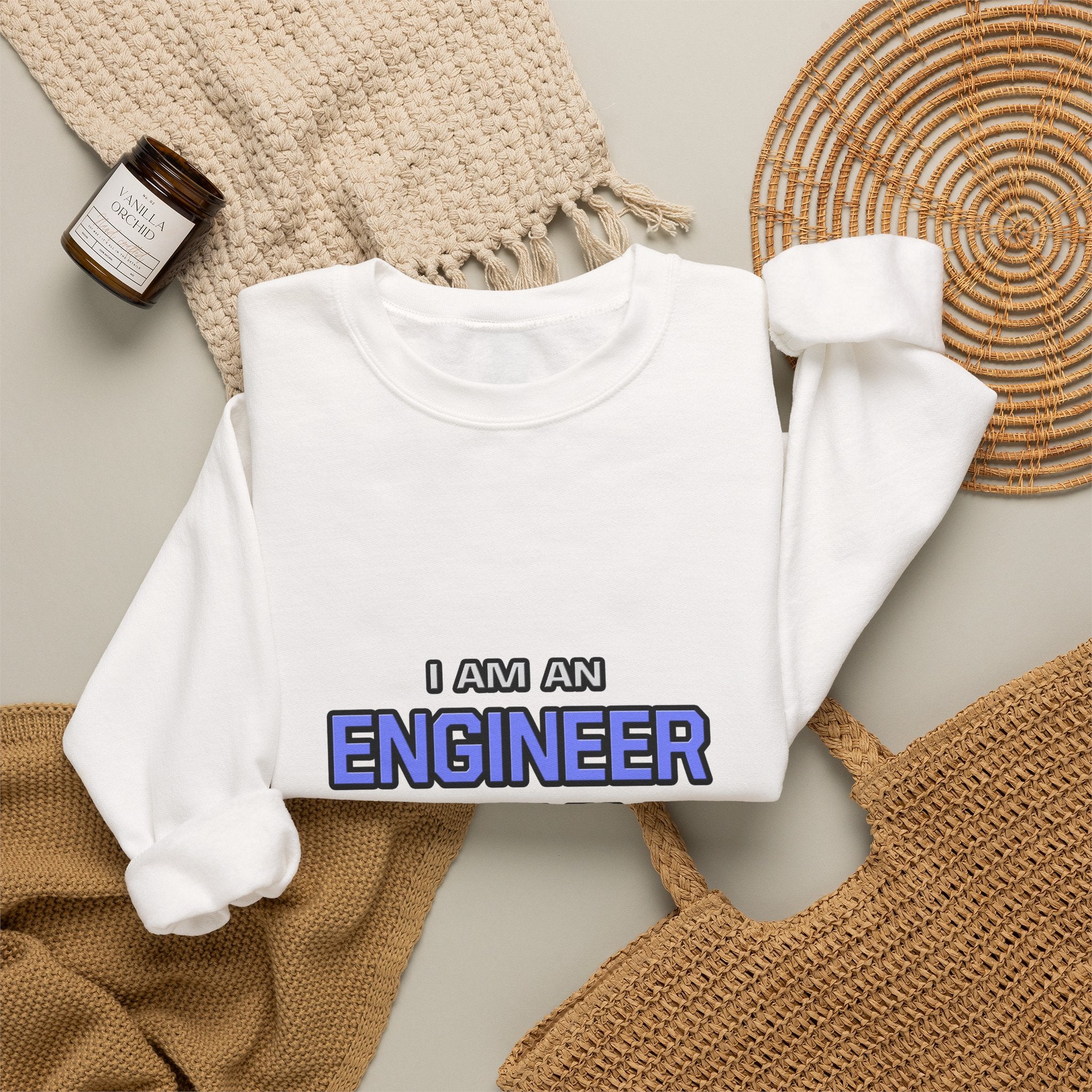 Engineer Joke ... Superior Intelligence - Unisex Heavy Blend™ Crewneck Sweatshirt