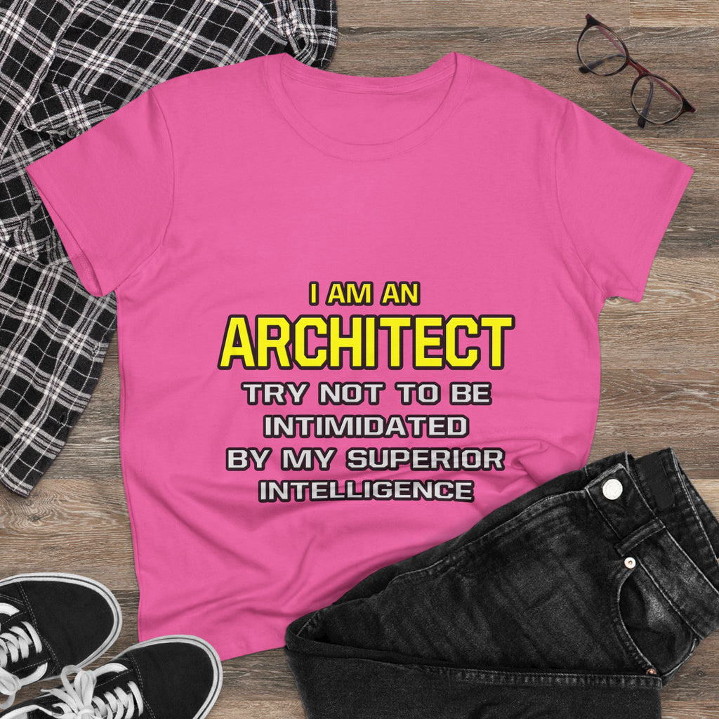 Architect...Superior Intelligence - Women's Midweight Cotton Tee
