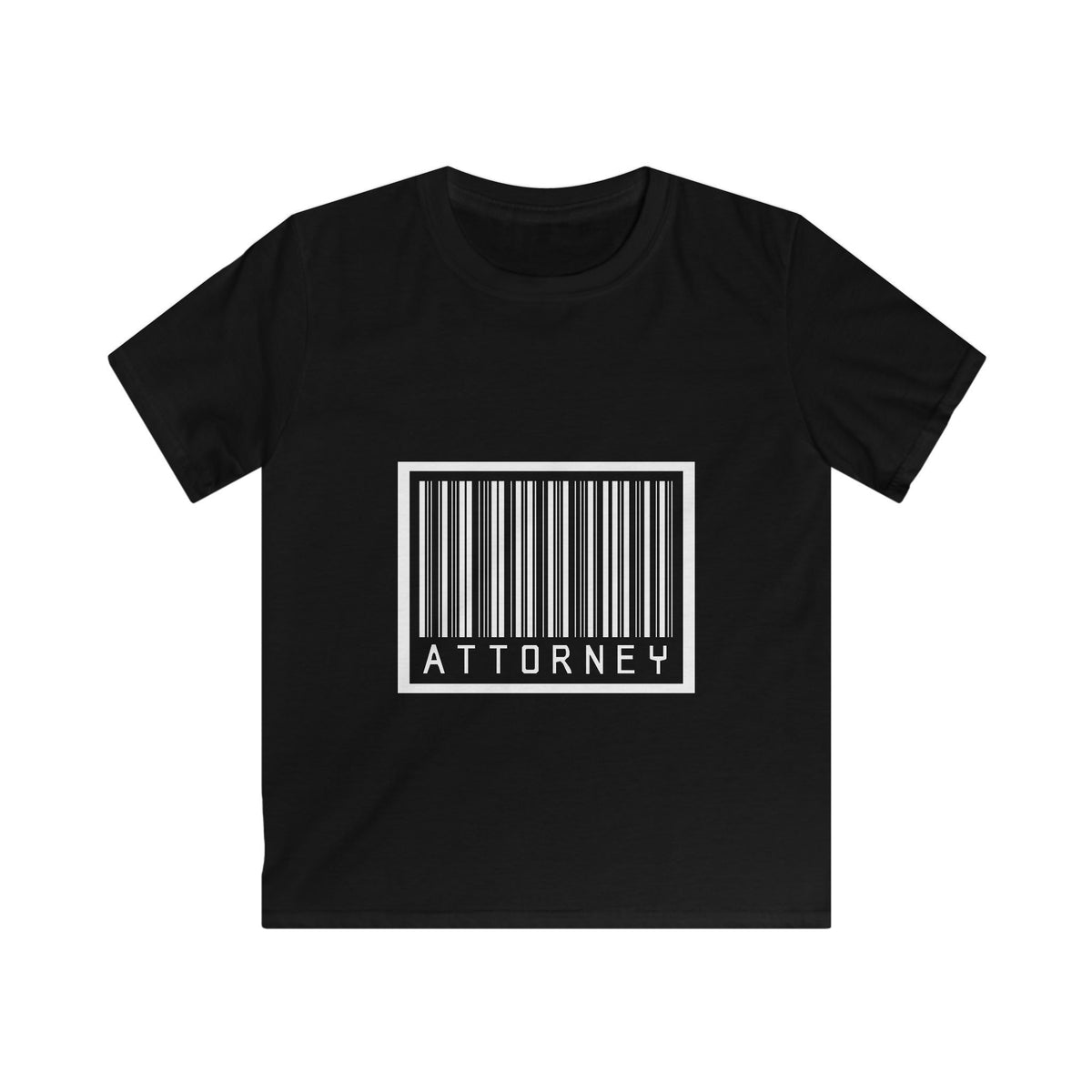 Barcode Attorney - Kids Softstyle Tee