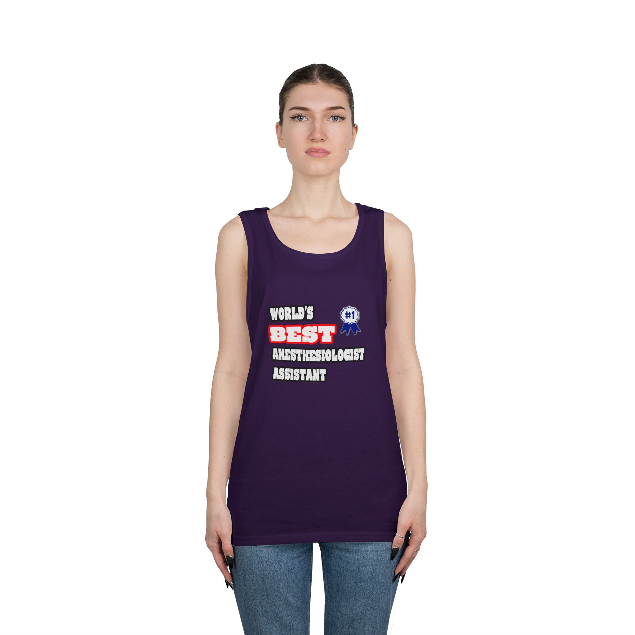 World's Best Anesthesiologist Assistant - Unisex Heavy Cotton Tank Top