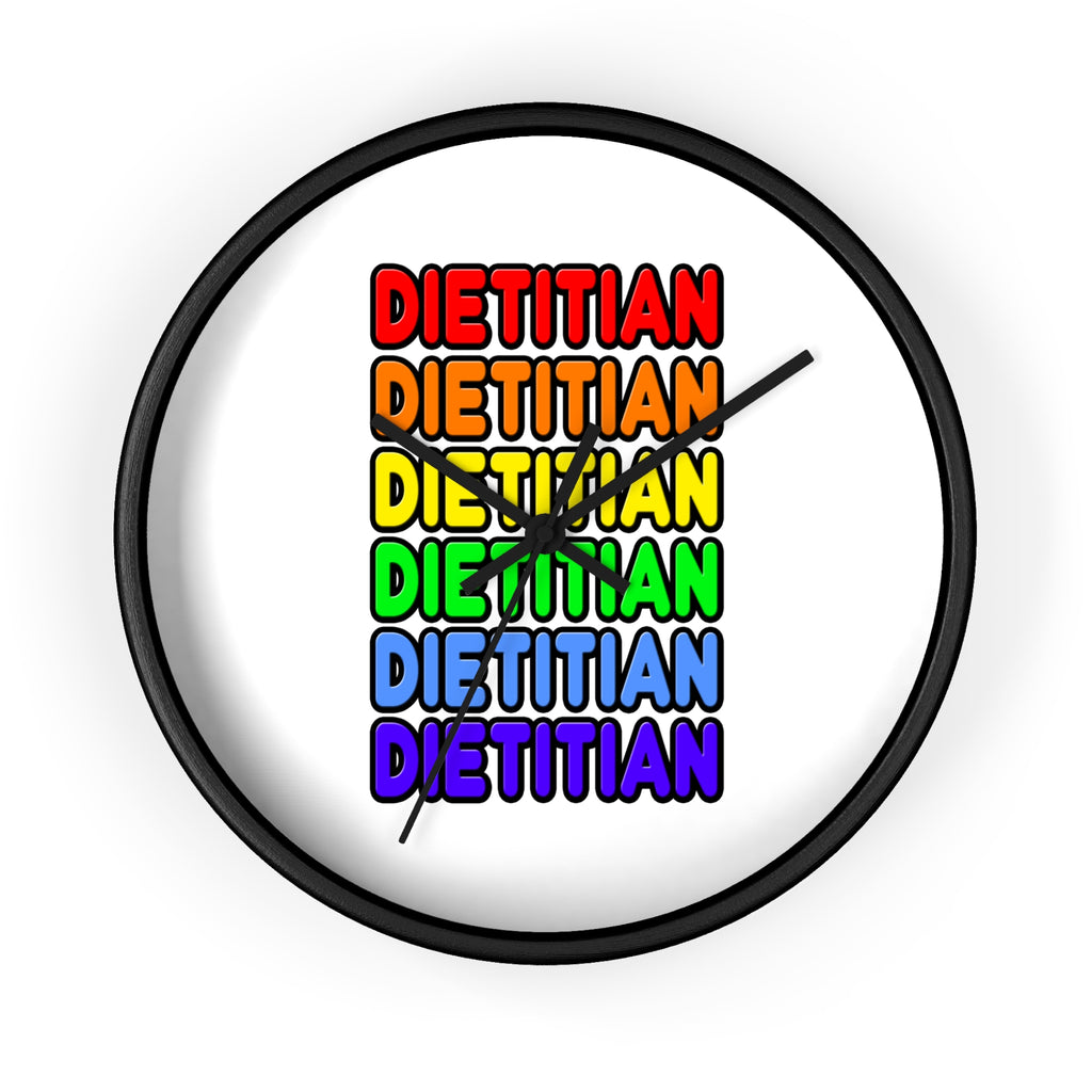 Rainbow Dietitian - Wall Clock